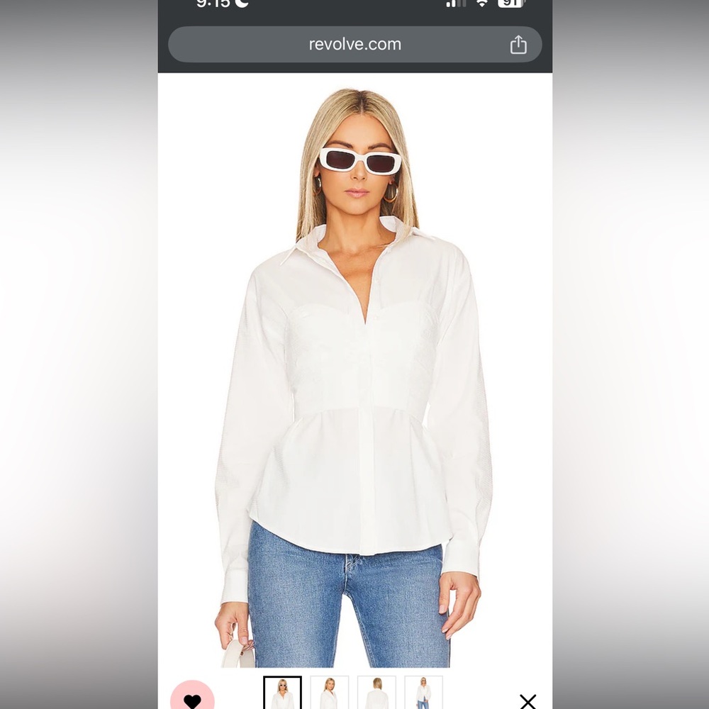 NWT Capture Corset Top in Milk
SOVERE